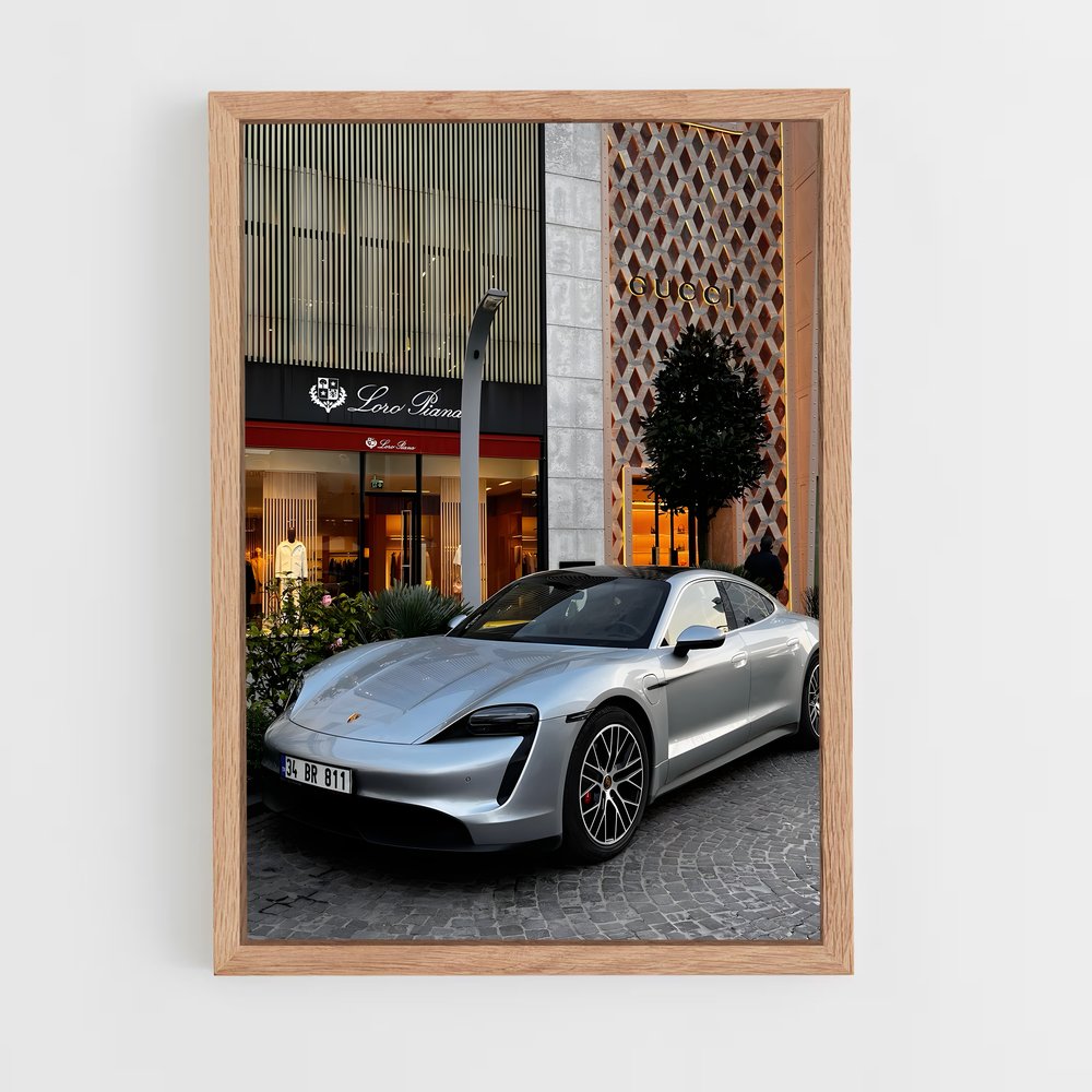 Poster Taycan s élégant – affiche Porsche (vue 4)